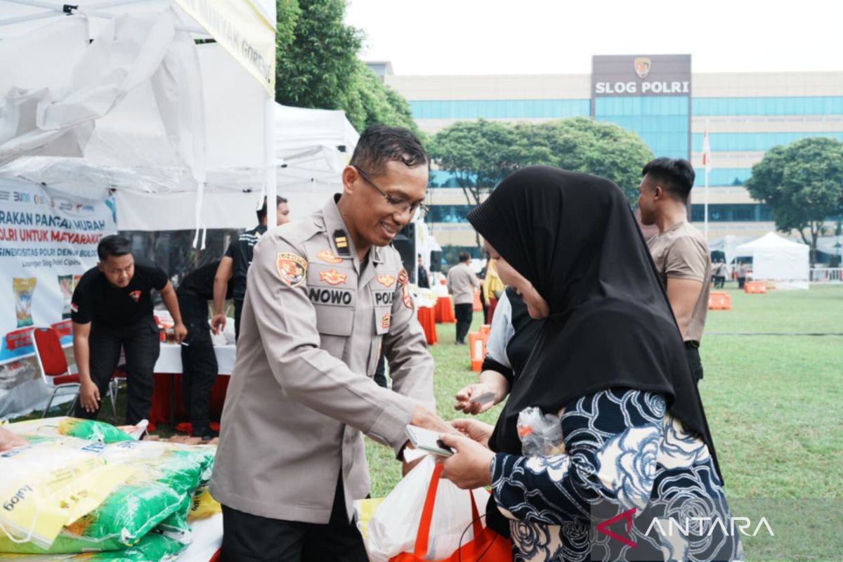 Polri jaga stabilitas harga lewat Gerakan Pangan Murah di Jaktim