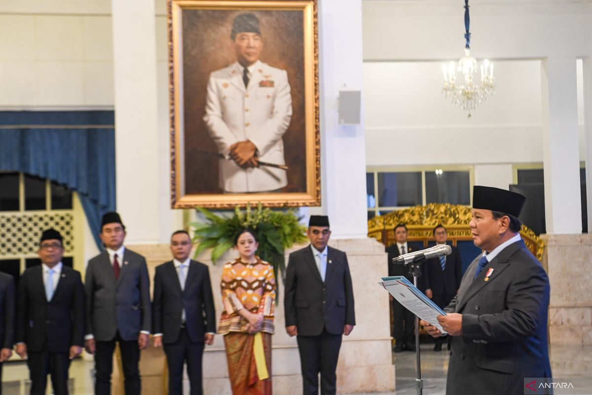 17 September, Presiden Prabowo lantik Menteri dan Wakil Menteri baru
