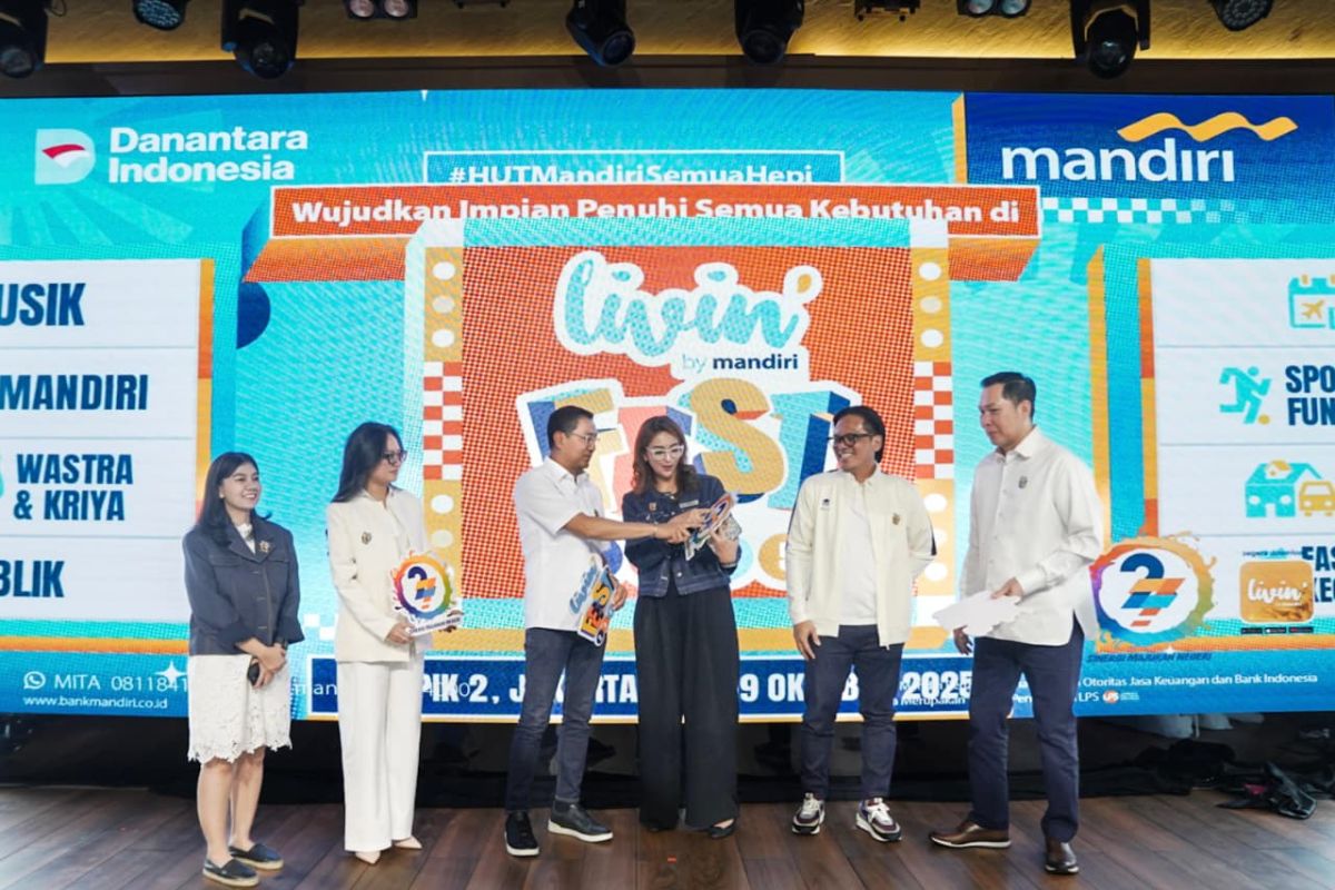 Livin’ Fest 2025 Bank Mandiri hadirkan sinergi UMKM-industri kreatif