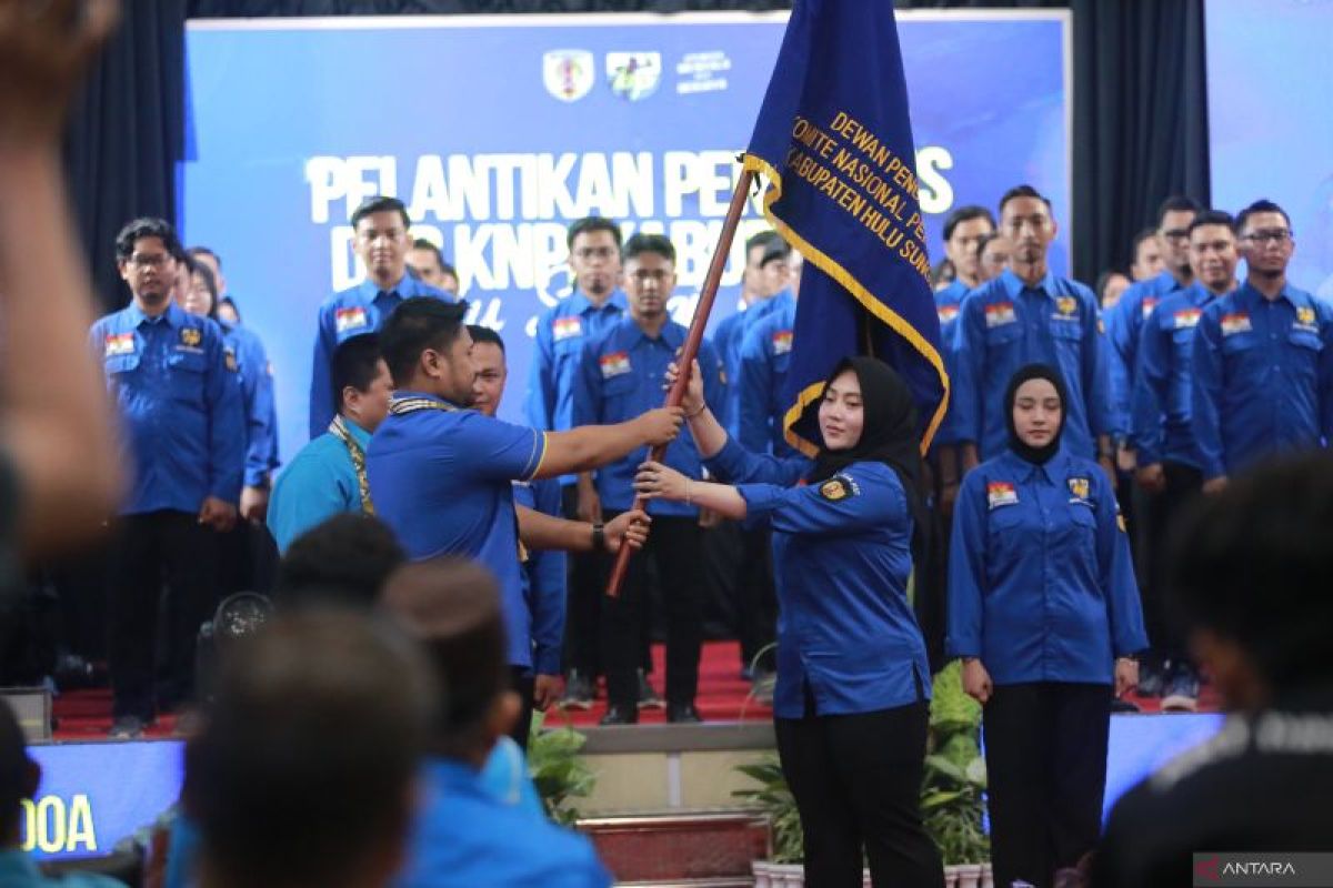 Nadea Rizky Ananda resmi dilantik pimpin DPD KNPI HST periode 2025-2028