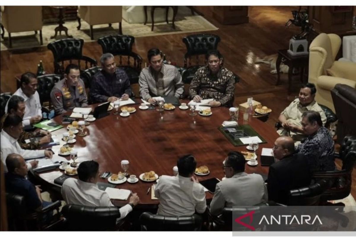 Prabowo pimpin ratas di Hambalang bahas ubi kayu hingga giant sea wall