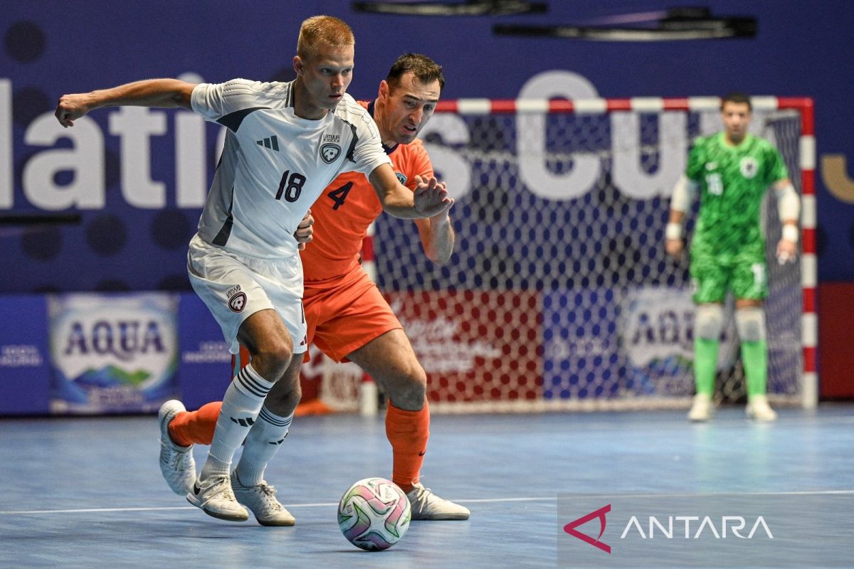 Latvia tundukkan Belanda 3-2 dalam laga pembuka Futsal Four Nations