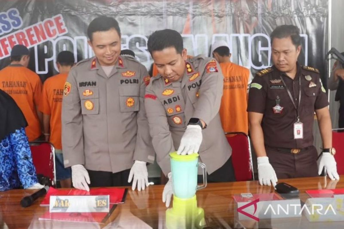 Polres Balangan gagalkan aksi peredaran 92,99 gram sabu