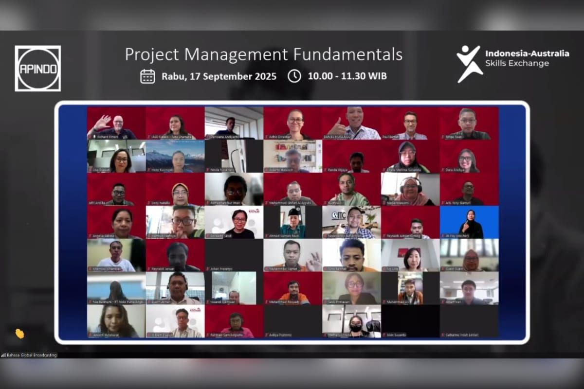 APINDO dan IASE Selesaikan Seri Pelatihan Bersertifikat Bersama Lembaga Terkemuka Australia