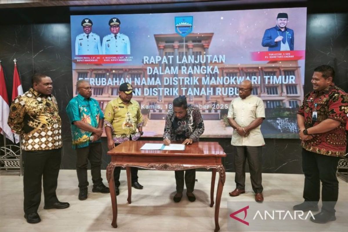 Pemerintah Manokwari ubah nama lima distrik sesuai kearifan lokal