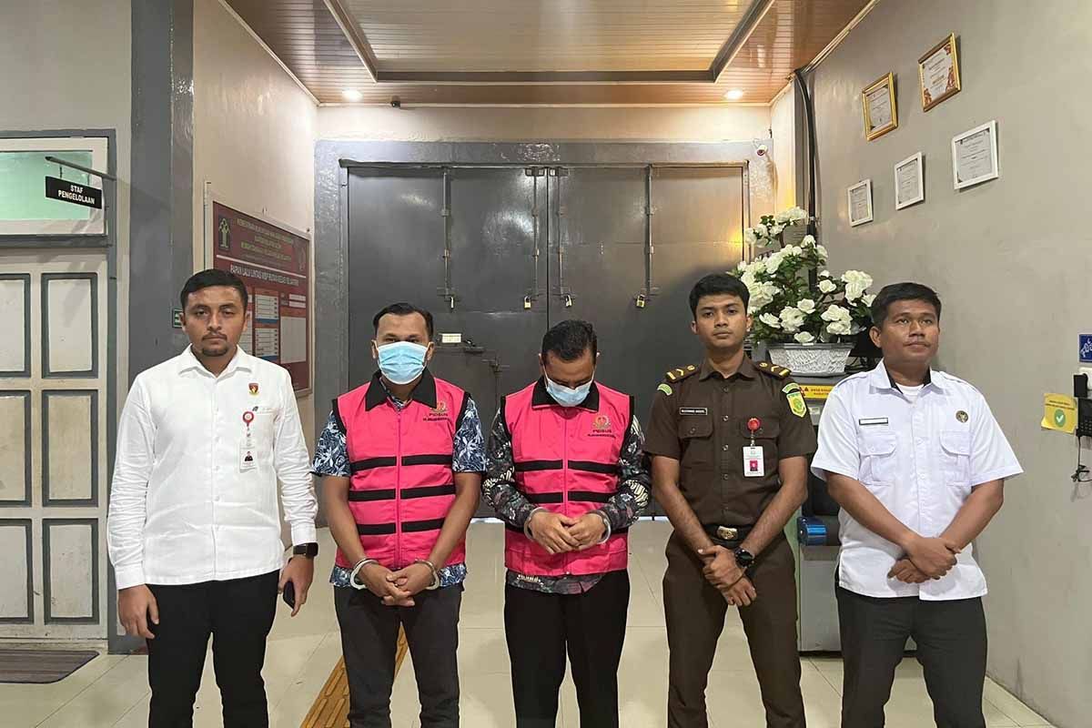 Jaksa tahan Kepala dan Sekretaris Inspektorat Aceh Besar