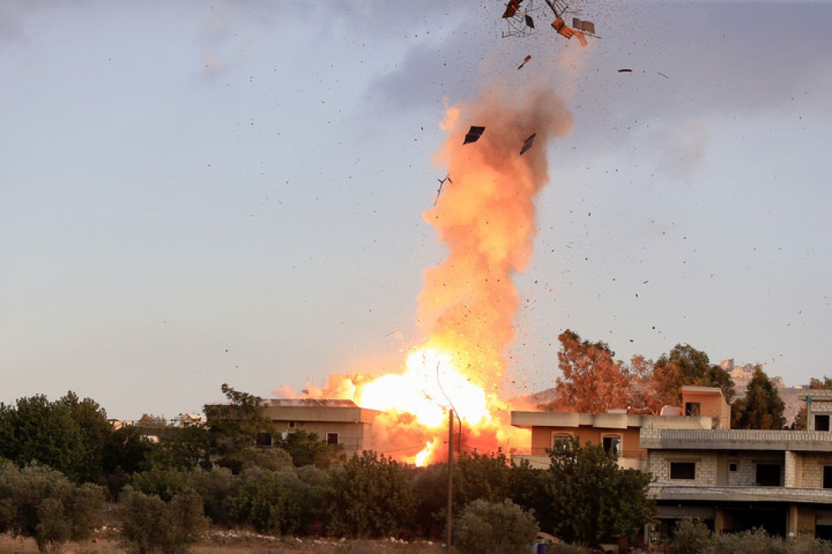 Israel lancarkan serangan udara ke sejumlah desa di Lebanon