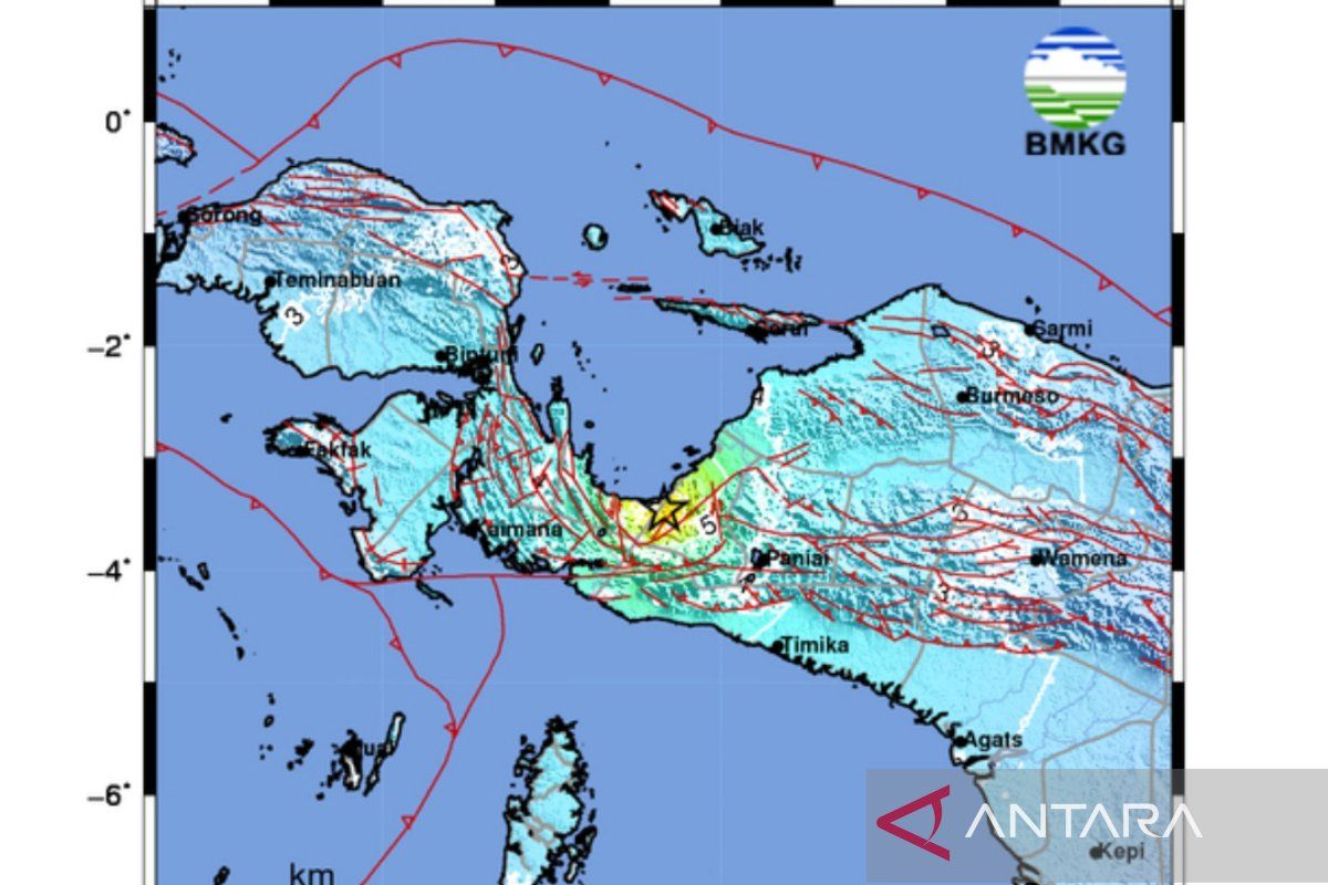 Gempa susulan kembali guncang Nabire
