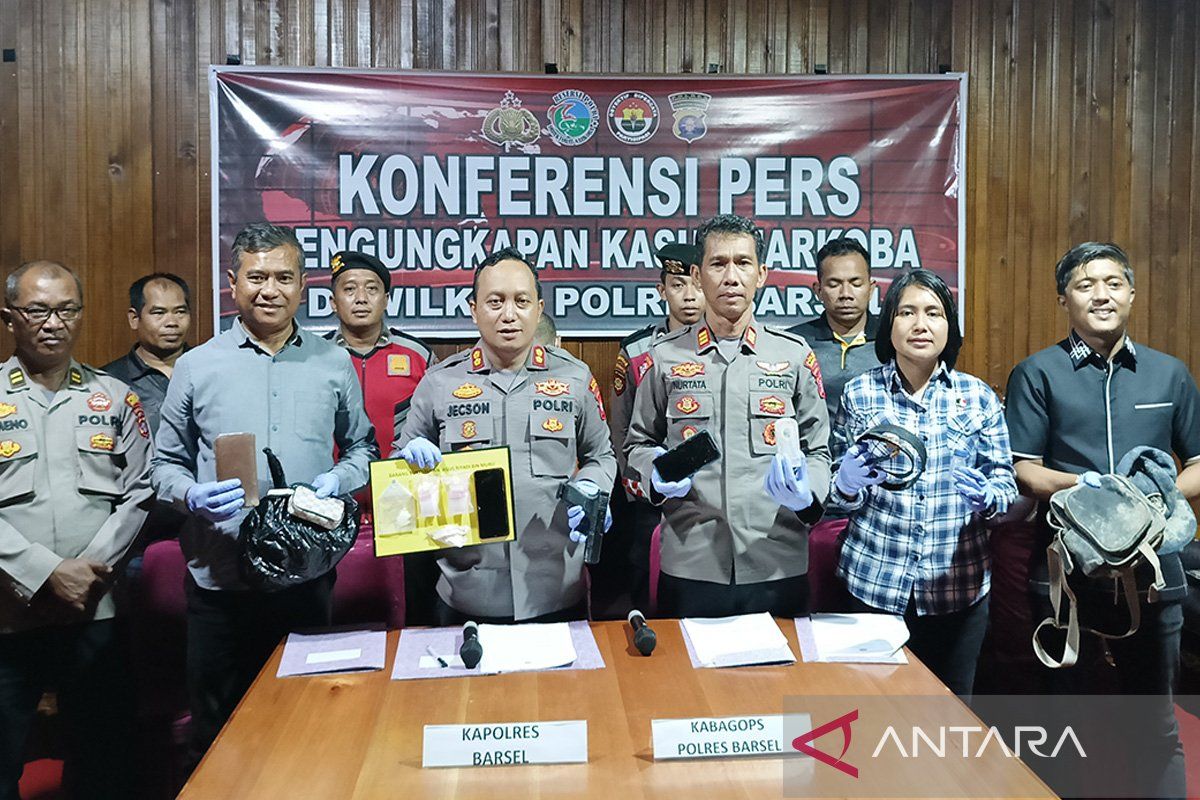 Warga dan Polres Barito Selatan tangkap pengedar narkoba bersenjata Airsoft Gun
