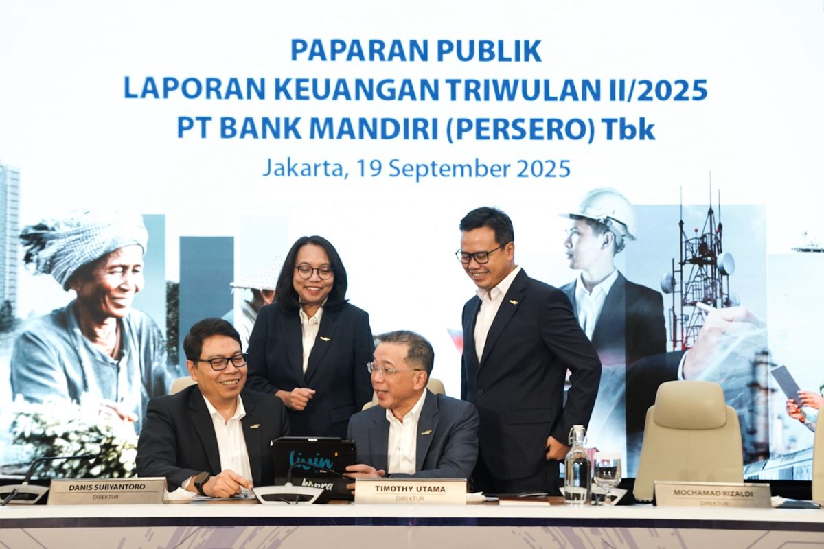 Bank Mandiri bukukan laba bersih Rp24,5 triliun di semester I 2025