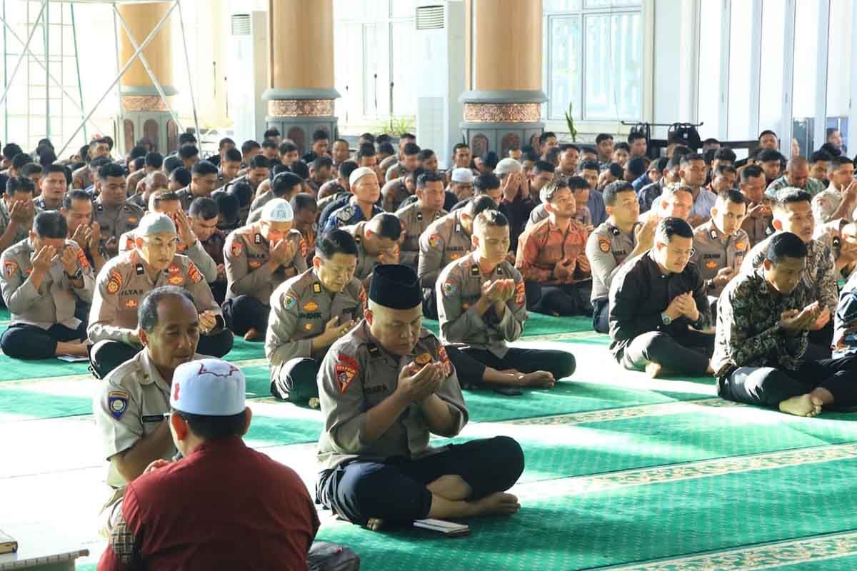 Polda Aceh gelar zikir dan doa bersama untuk keselamatan personel