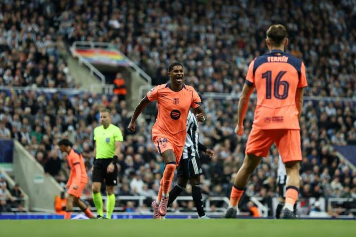 "Brace" Rashford antar Barcelona tekuk Newcastle 2-1