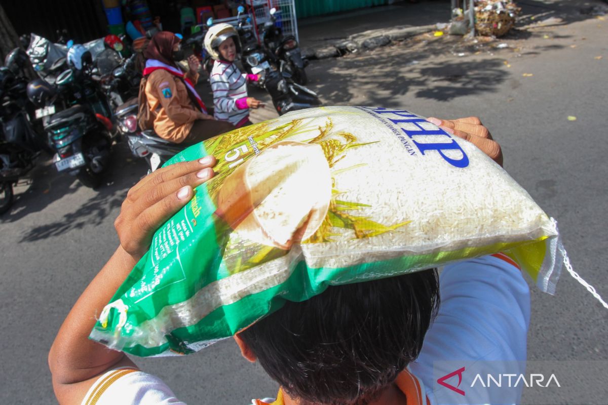 Harga beras premium turun, cabai rawit dan bawang juga turun