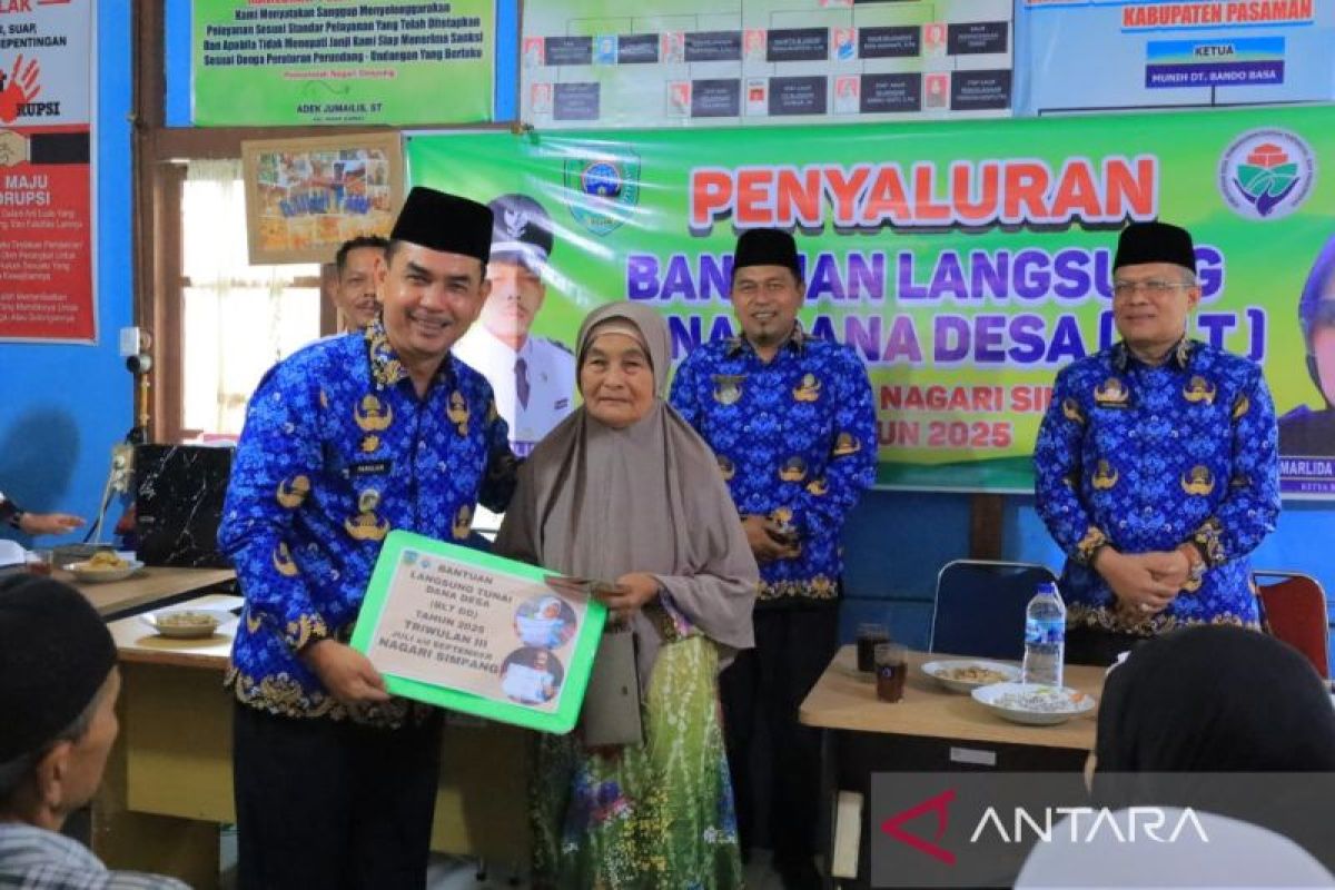 Pemkab Pasaman salurkan bantuan langsung tunai triwulan III bantu ekonomi masyarakat