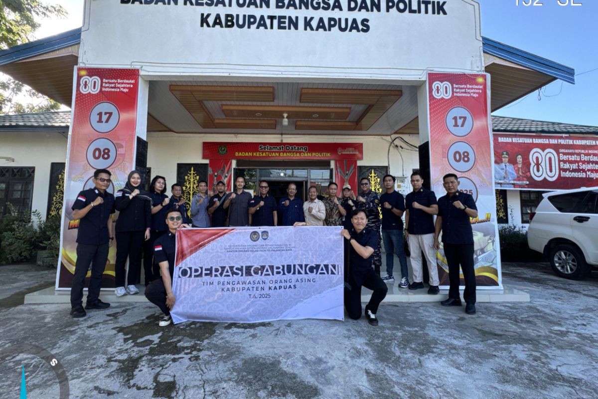 Imigrasi Palangka Raya perketat pengawasan orang asing lewat operasi gabungan