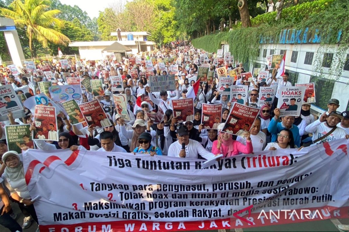 Warga Jaktim deklarasi tolak kerusuhan dan dukung program Presiden