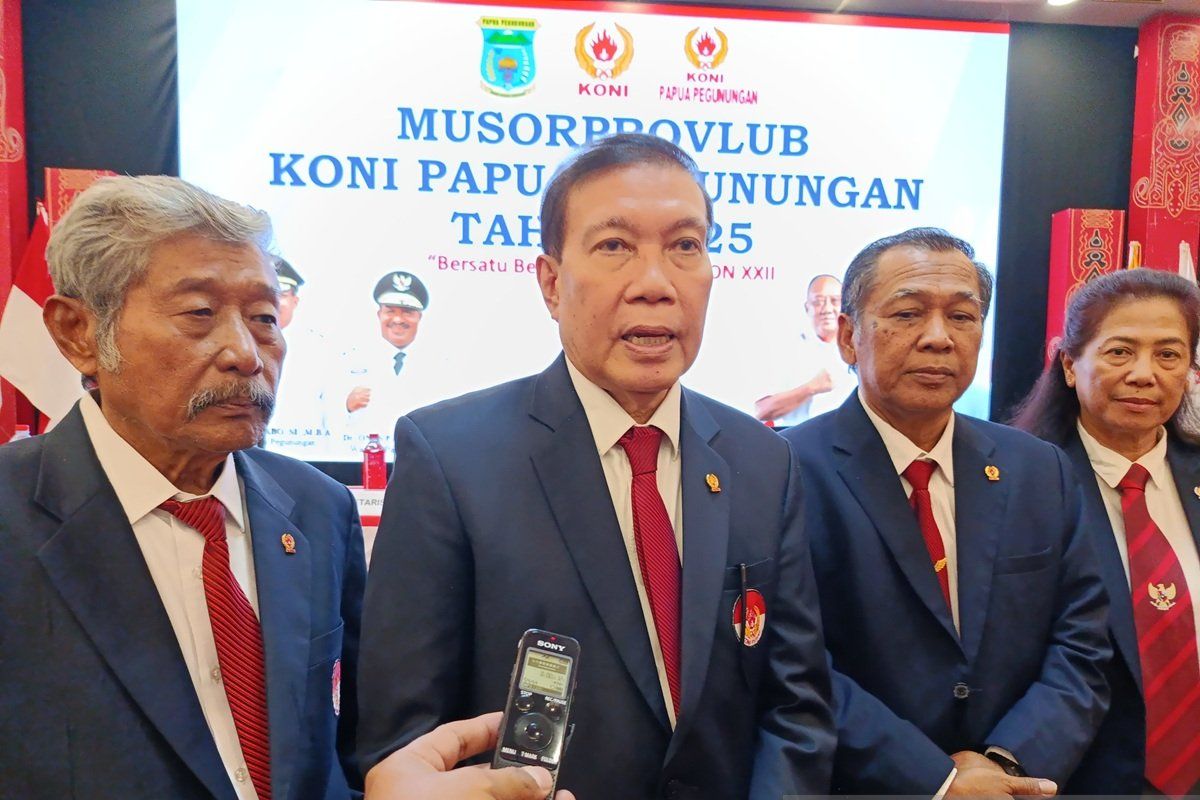 John Tabo jadi ketua KONI Papua Pegunungan