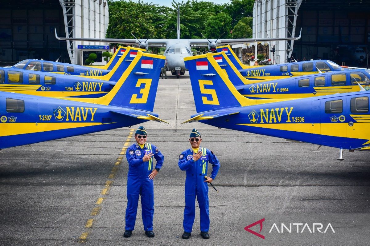 KSAL dan Pangkoarmada periksa Puspenerbal sebelum tampil di HUT TNI