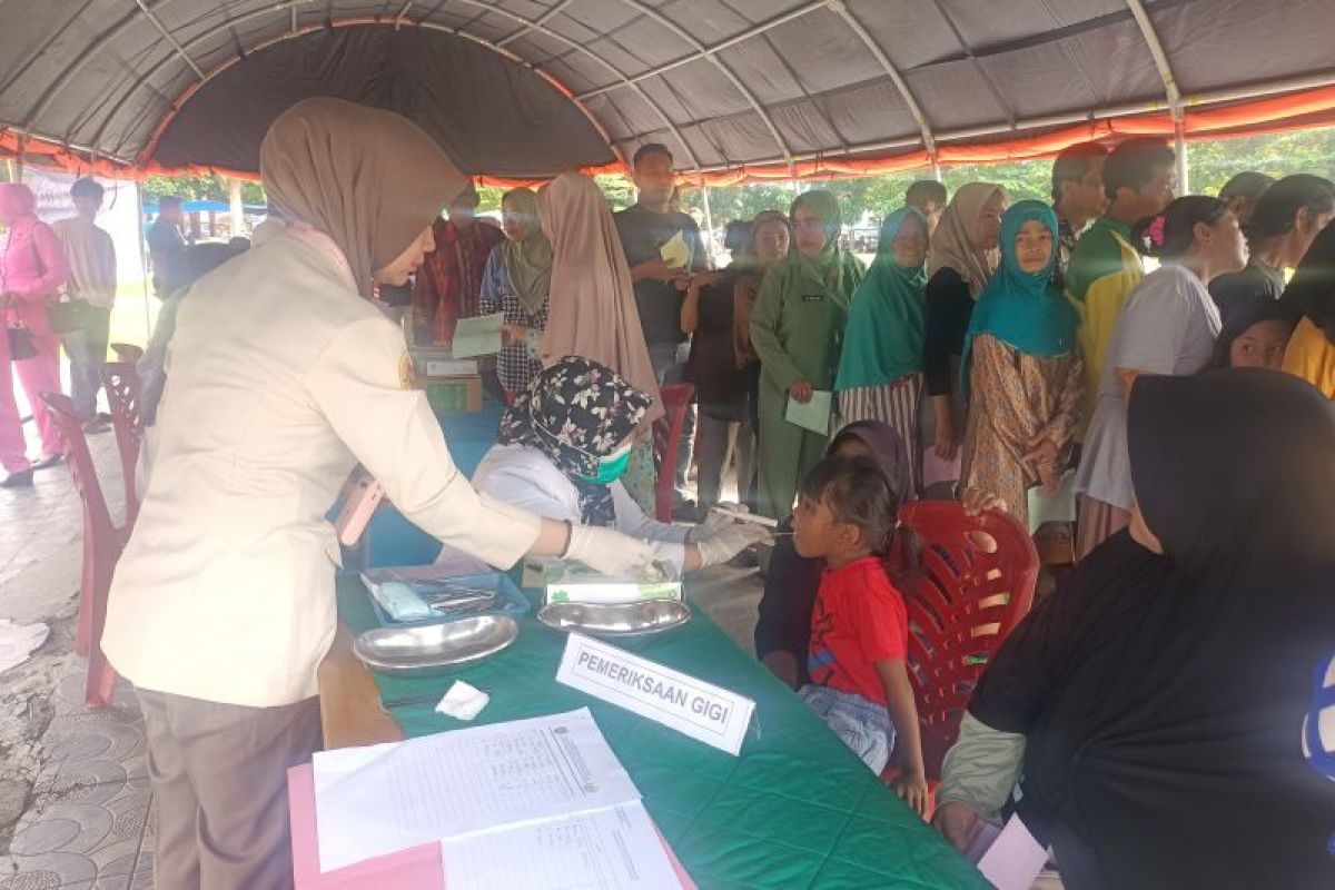 Kodim 0403 OKU gelar pemeriksaan kesehatan gratis