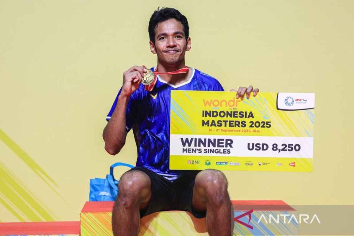 Chico mengakhiri paceklik gelar dengan juarai Indonesia Masters 2025