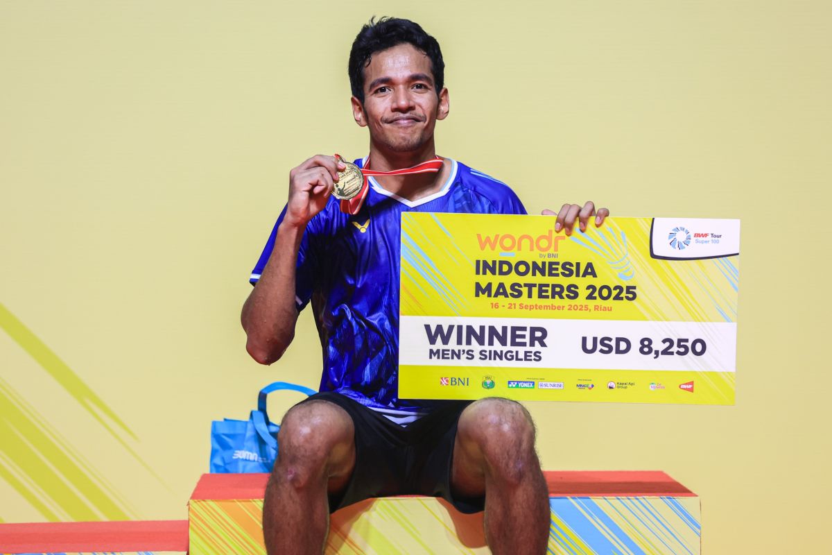 Chico akhiri paceklik gelar dengan juarai Indonesia Masters 2025