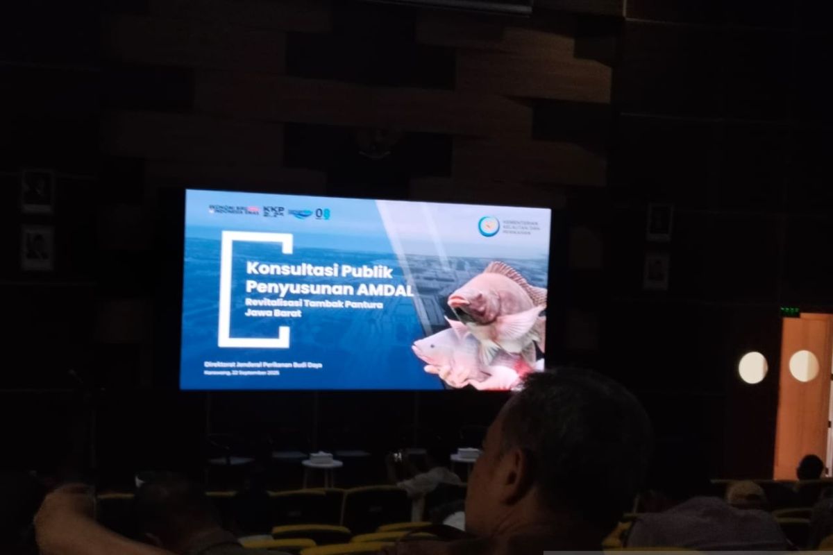 KKP gelar konsultasi publik terkait amdal revitalisasi tambak Pantura Karawang