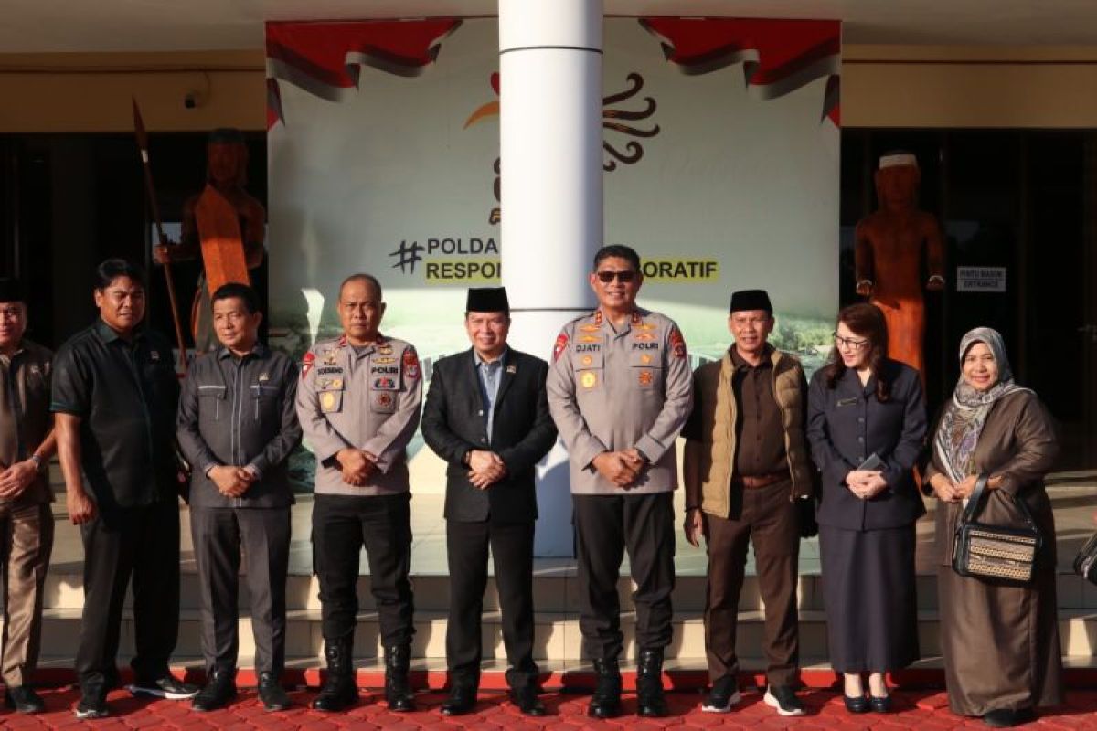 Kapolda Kaltara Menerima Kunjungan Ketua DPRD Provinsi Kaltara