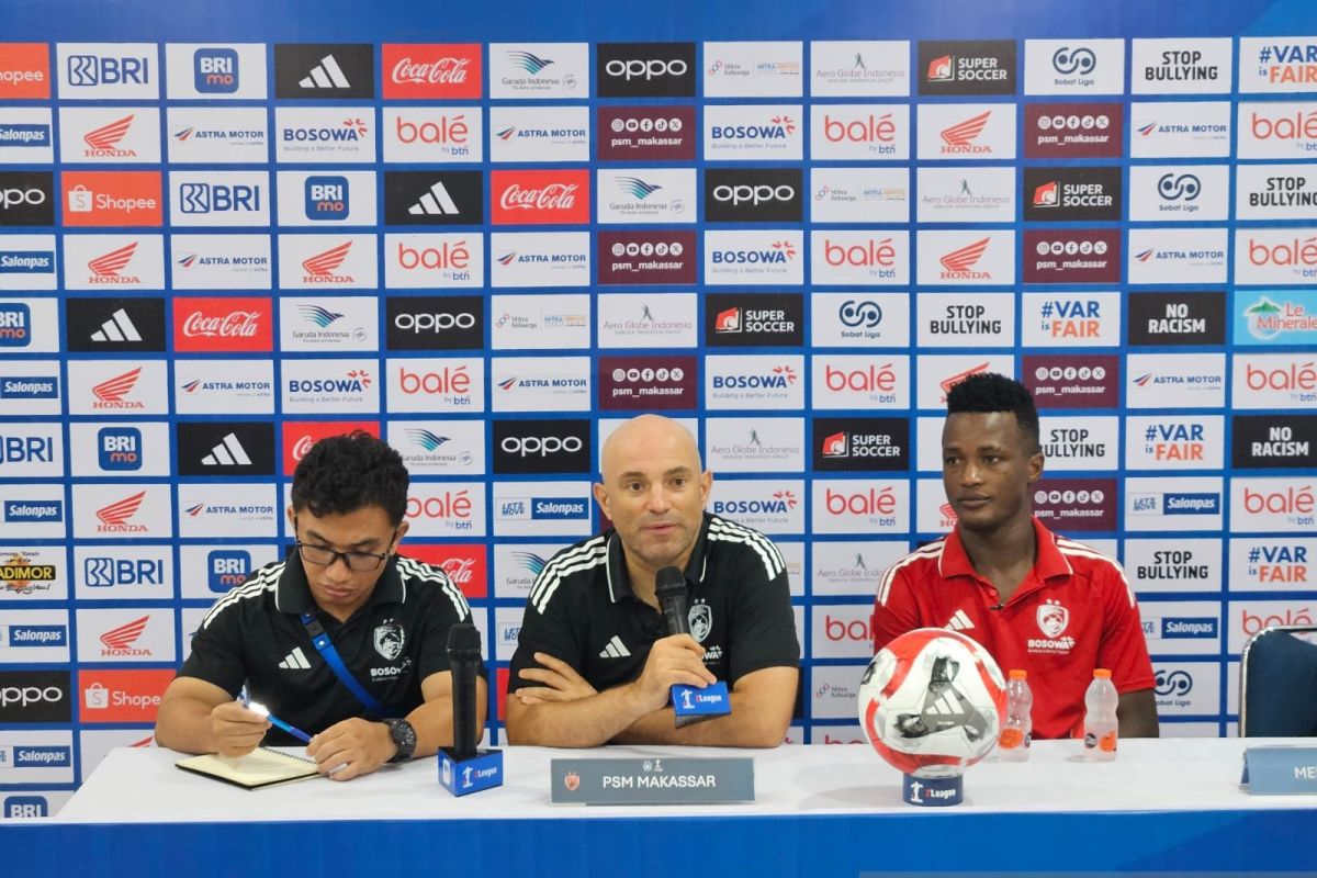 Kalahkan Persija, Bernardo Tavares lega PSM akhiri puasa kemenangan