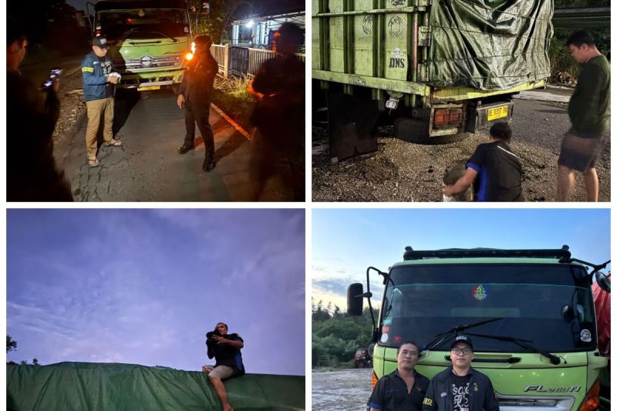 Polda Sumsel gagalkan pengiriman 40 ton batu bara ilegal dari Muara Enim ke Jakarta