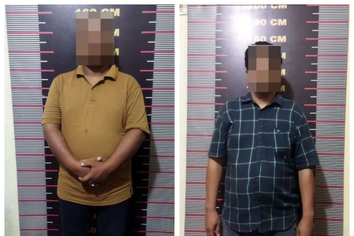 Polsek Tanjung Pura Langkat amankan diduga dua pelaku pungutan liar