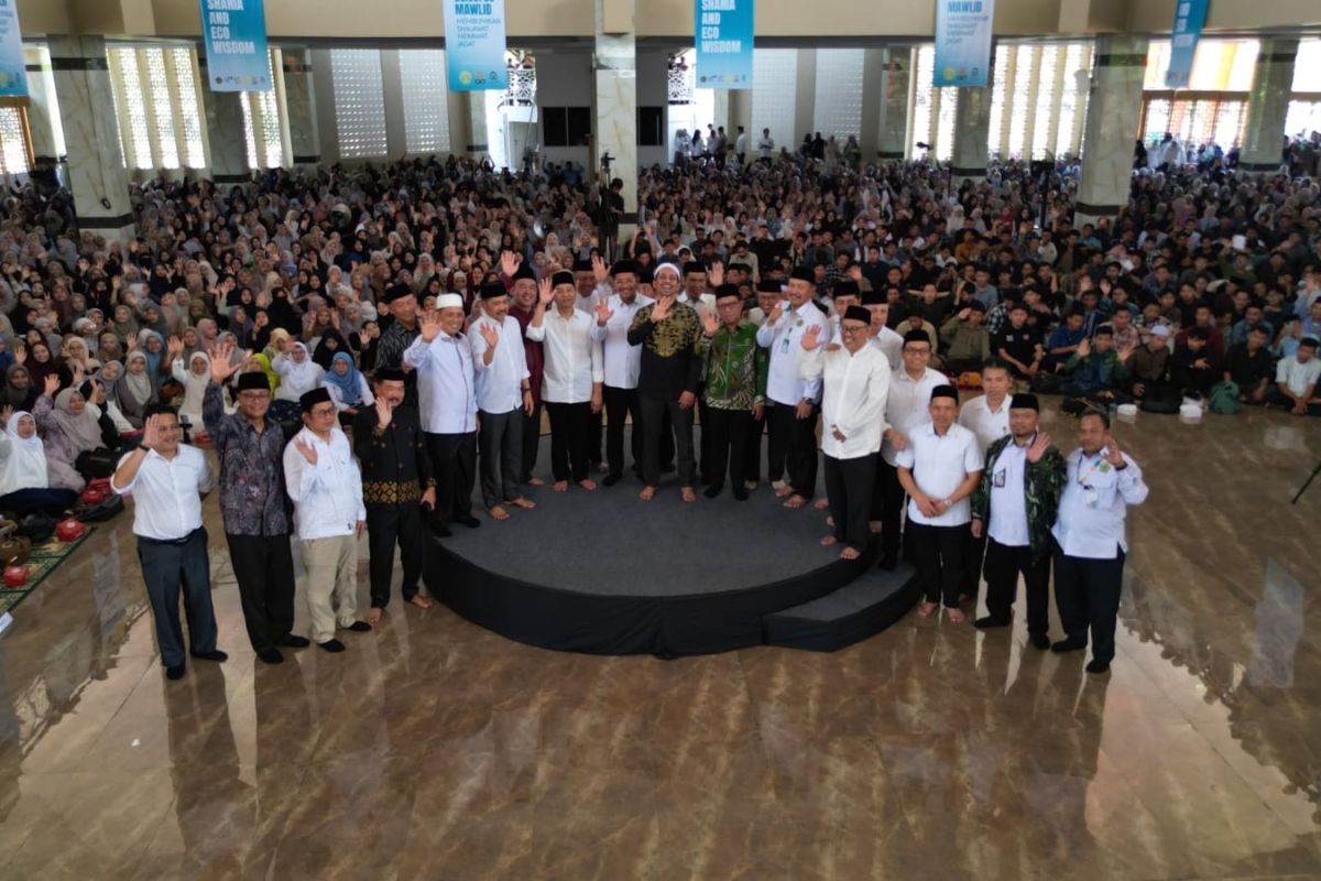 Mahasiswa UIN Alauddin satukan visi bacakan Deklarasi Ekoteologi