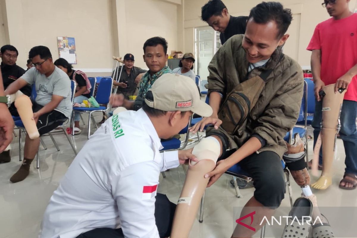 Baznas RI distribusikan kaki prostetik untuk penyandang disabilitas
