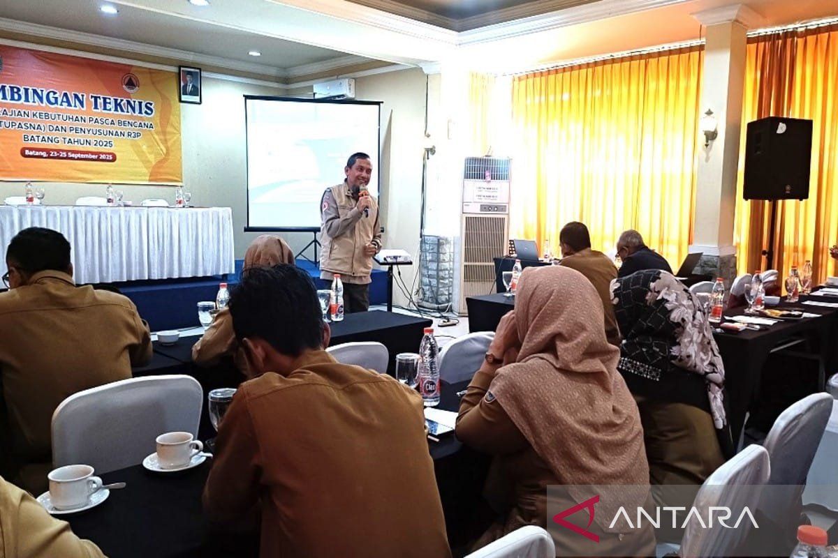 BPBD Batang kaji kebutuhan pasca-bencana