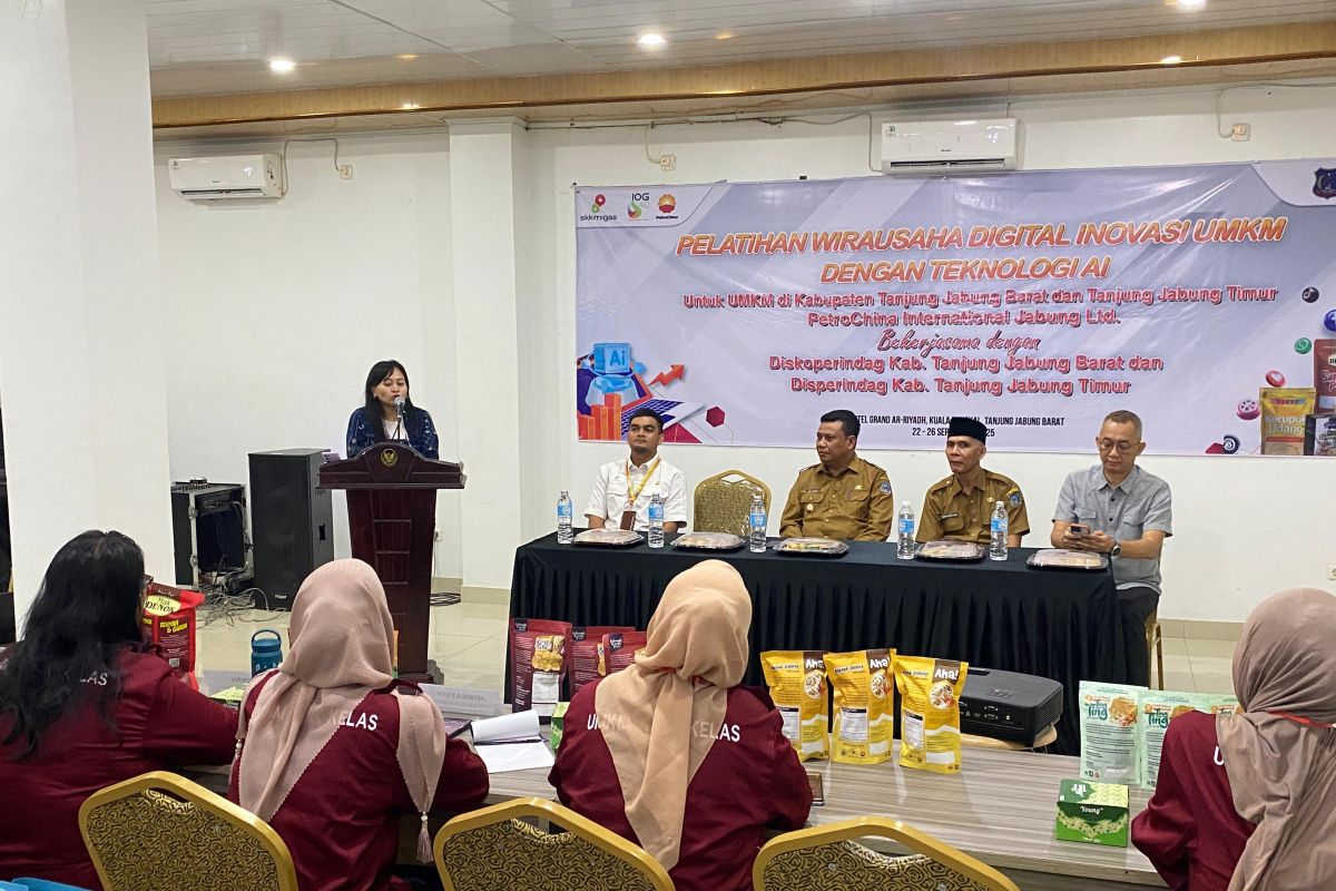 Tingkatkan Daya Saing di Era Digital, SKK Migas PetroChina Gelar Pelatihan Berbasis AI ke UMKM Tanjab Barat-Timur