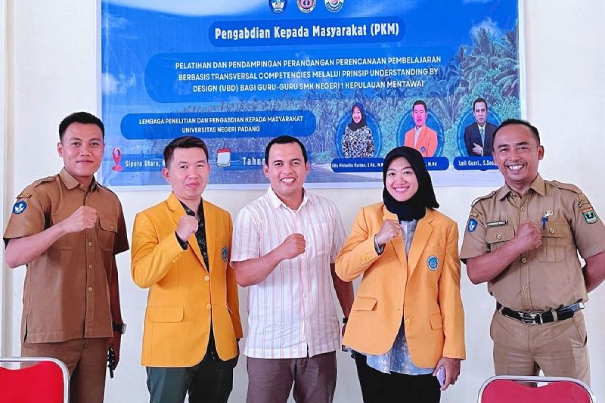 UNP dukung penguatan guru di Mentawai lewat pelatihan berbasis Tranversal Competencies