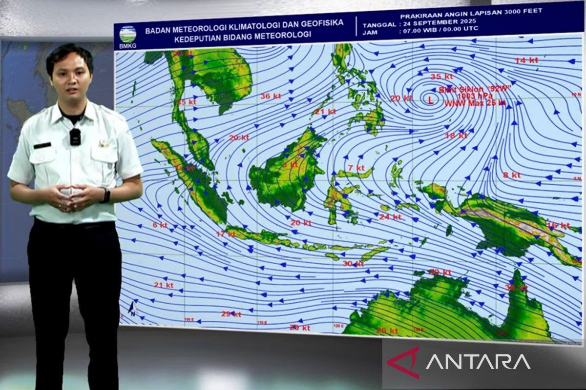 Waspadai hujan petir dan cuaca panas hari ini