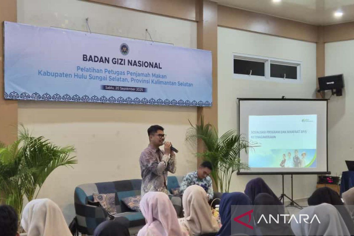 BPJAMSOSTEK Banjarmasin dukung perlindungan pekerja program MBG