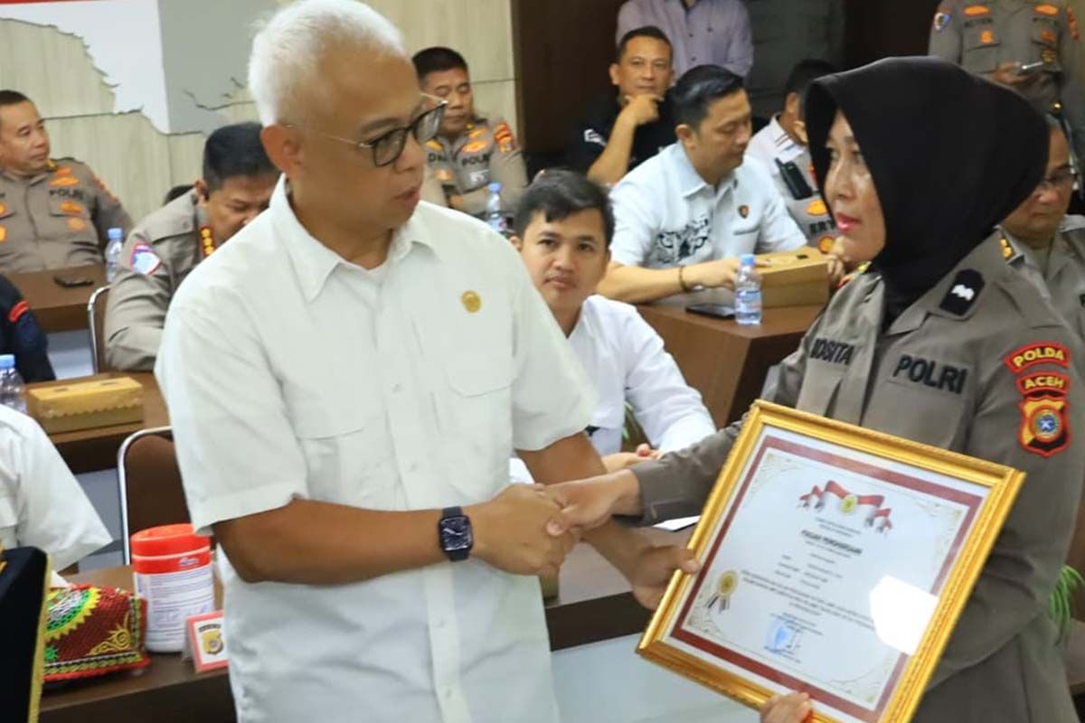 Polwan ini terlibat dalam misi perdamaian di Aceh