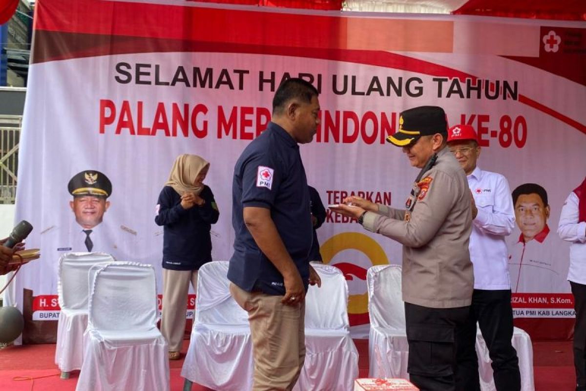 Ini kata Wakapolres Langkat, PMI harus bersinergi dengan semua pihak