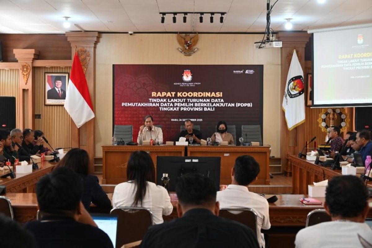 KPU Bali minta percepat validasi data pemilih agar selesai Oktober