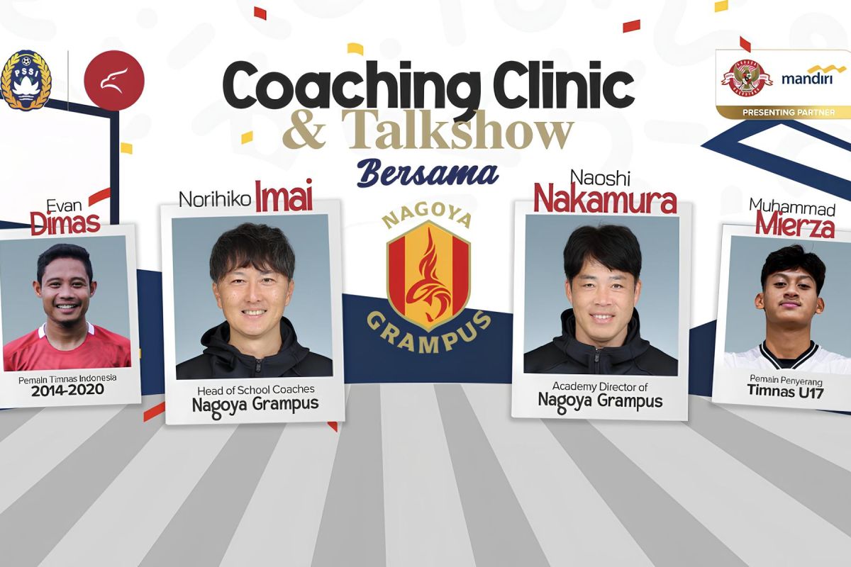Klub Jepang  antusiastis berikan coaching clinic di Indonesia
