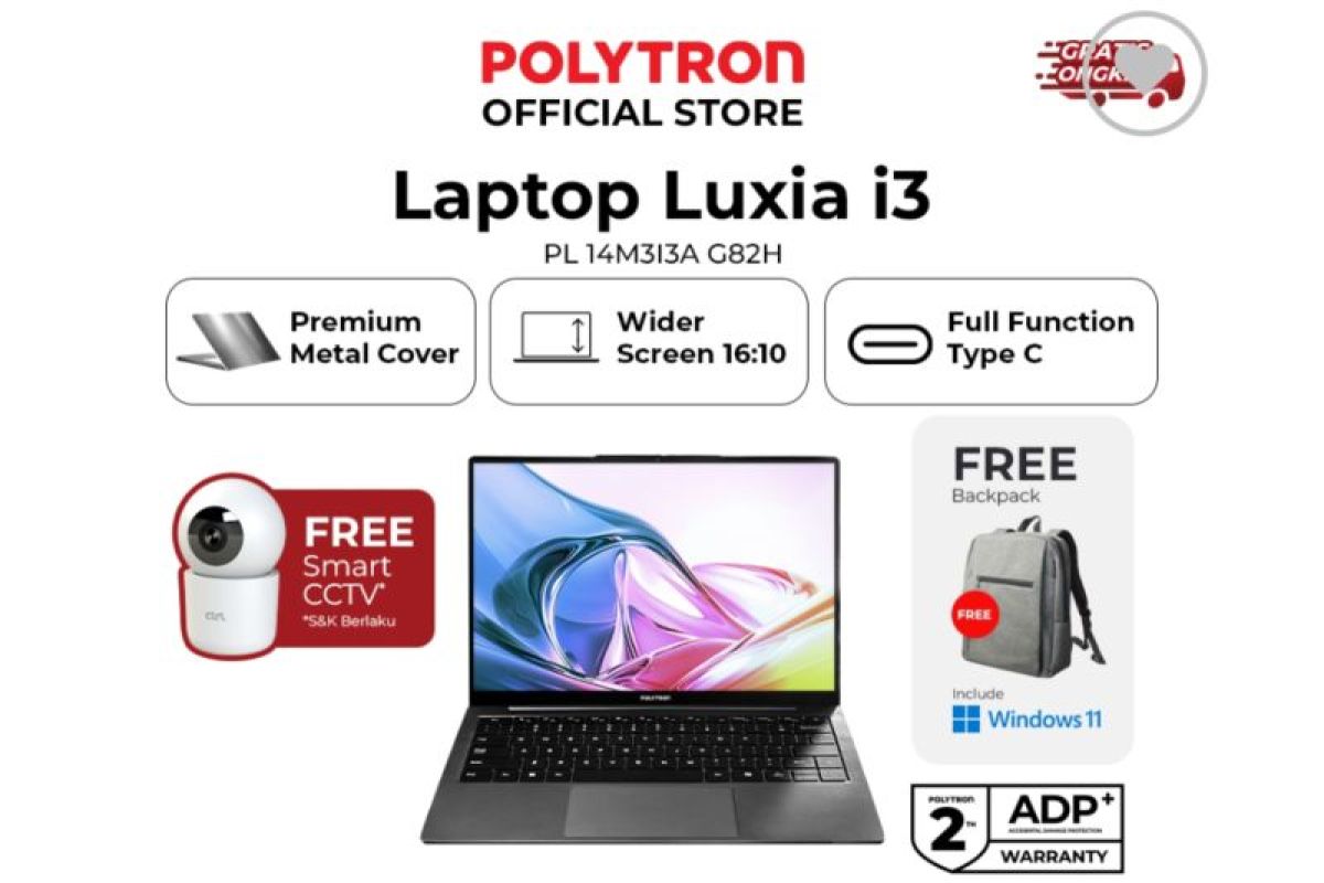Laptop RAM 8 GB dengan Garansi ADP 2 Tahun Harga 5 Jutaan, Ini Spesifikasinya!