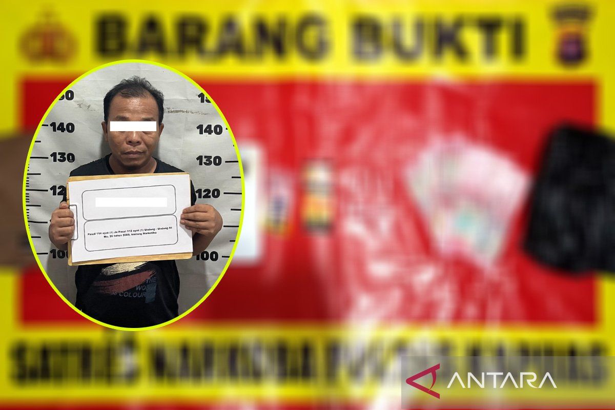 Polisi amankan seorang buruh tani di Kapuas Timur, diduga edarkan sabu