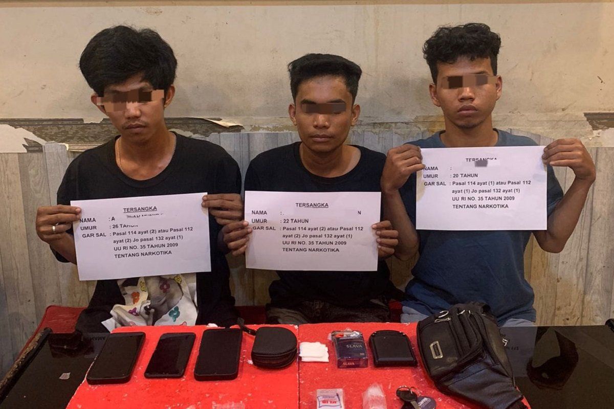 Polresta Jambi tangkap tiga pengedar sabu dan ekstasi
