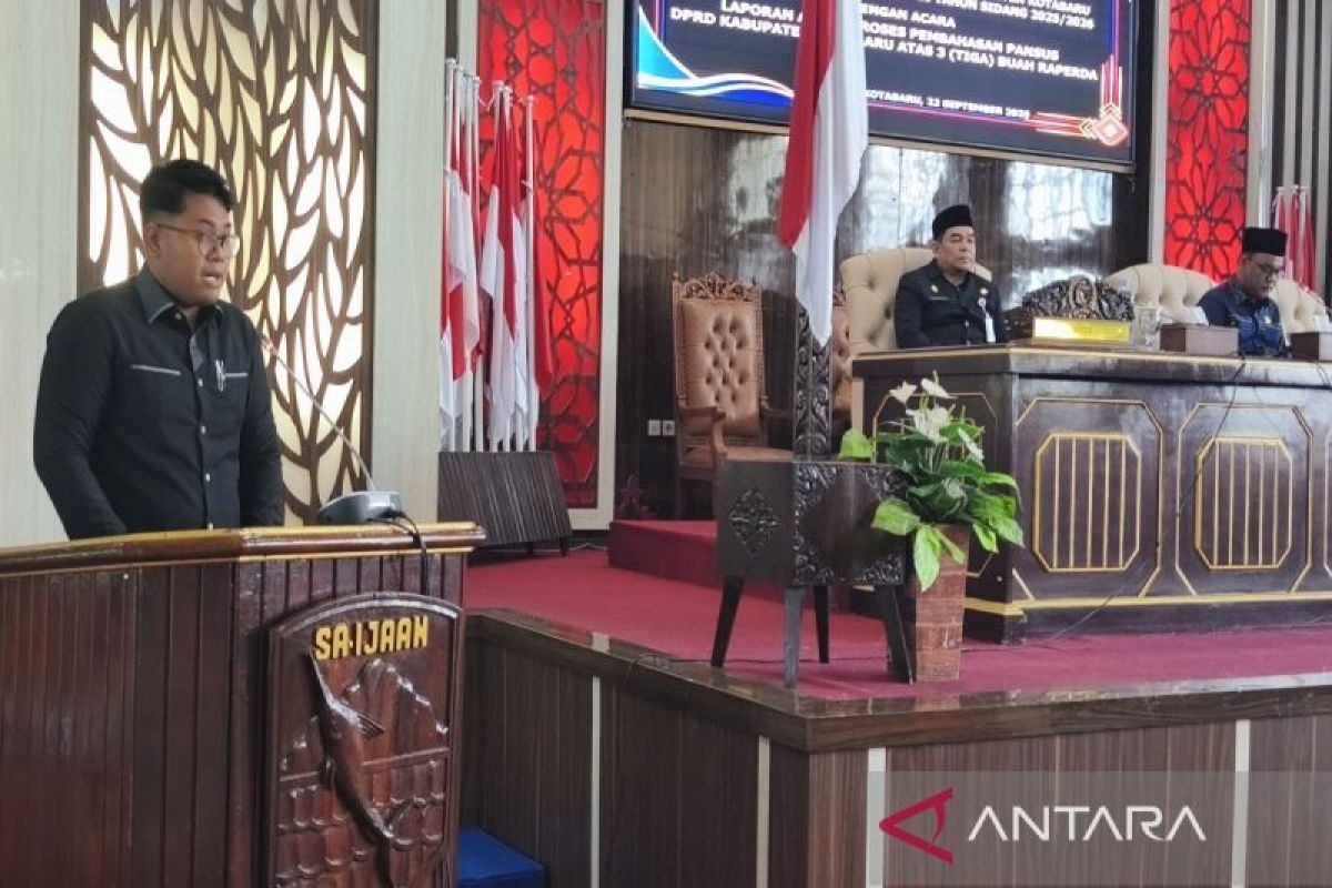 DPRD Kotabaru paripurnakan Raperda kekayaan daerah dan PAD