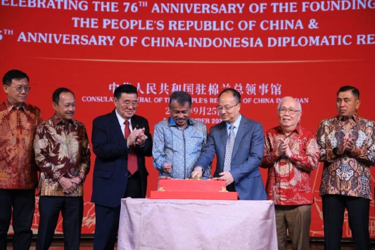 Konjen RRT rayakan 76 tahun kemerdekaan dan 75 tahun hubungan diplomatik dengan Indonesia