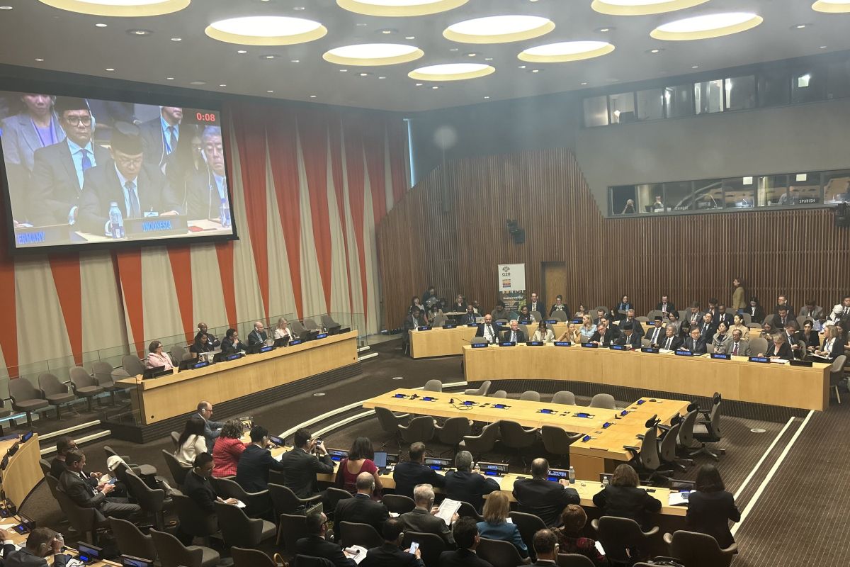 Sugiono at the UN appeals for peace as foundation to global challenges