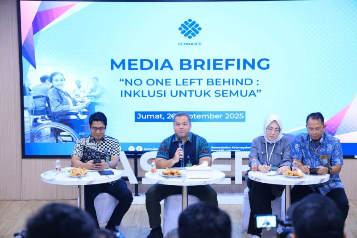 Kemnaker Tegaskan Komitmen Inklusi melalui Media Briefing “No One Left Behind”