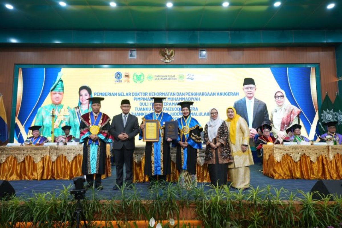 UMSU dan Muhammadiyah anugerahi gelar kehormatan kepada Raja Muda Perlis