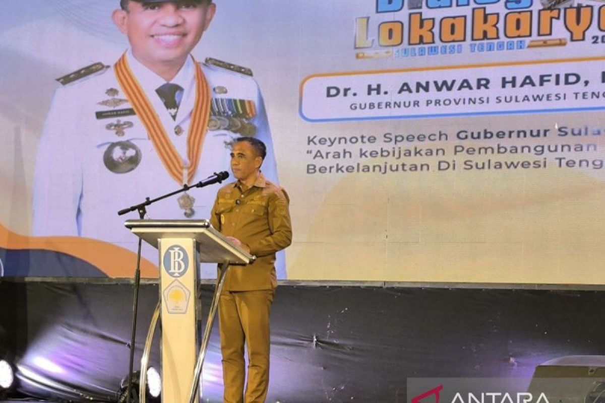 Gubernur Sulteng: Kemiskinan salah satu tantangan pembangunan daerah